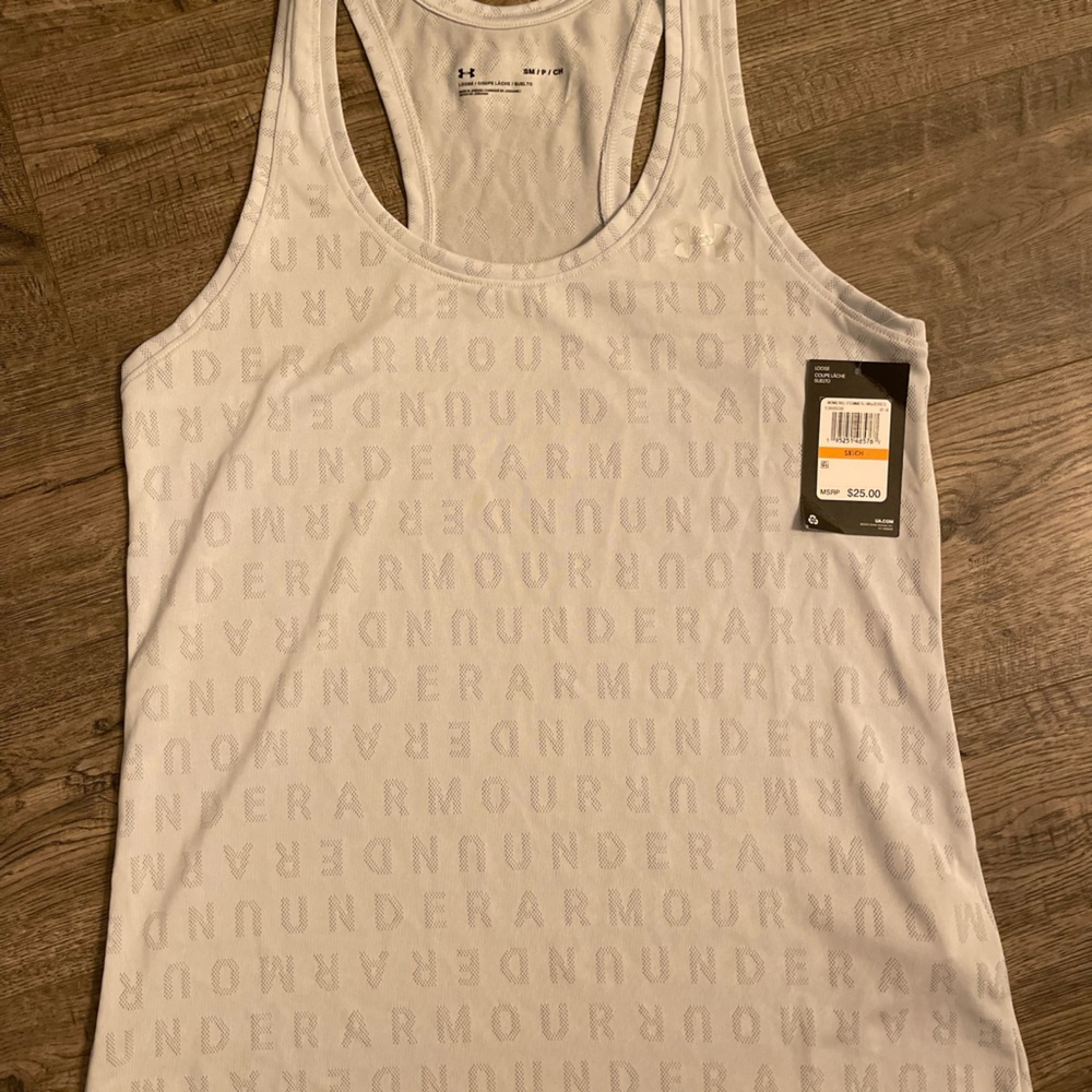 Women's UA Velocity Wordmark Jacquard Tank Size S